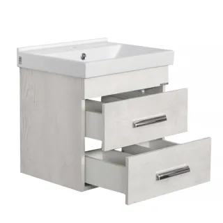 Тумба с раковиной Comforty Никосия 00-00017091 50 см дуб белый